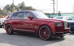 Rolls-Royce Cullinan Magma Red on Forgiato Wheels (RDB-ECL) 2019 года